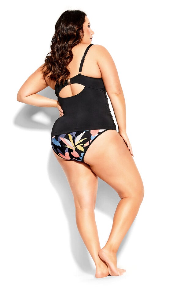 Azores Underwire Tank - black, BLACK, alternate image number 3