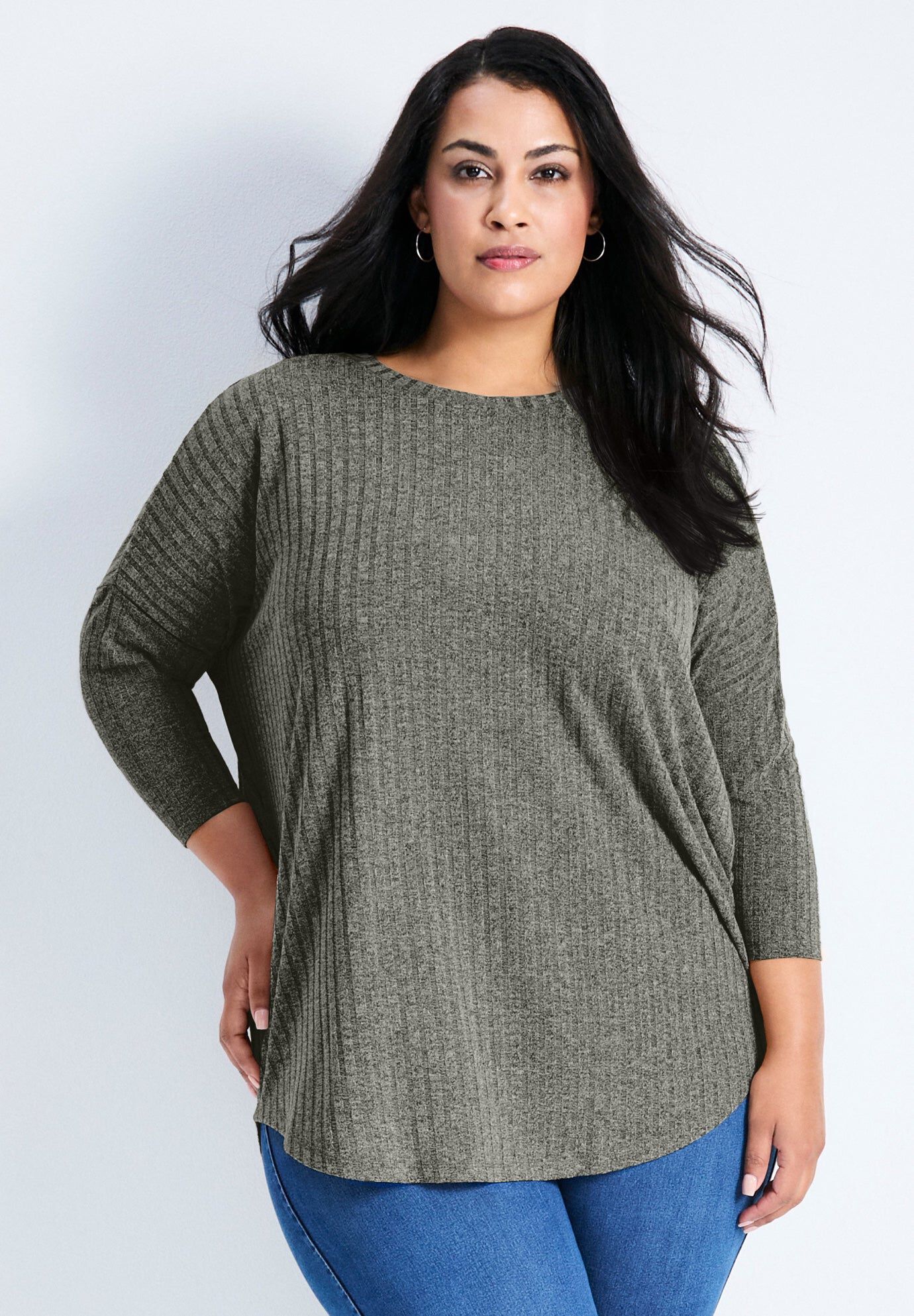 Kym Rib Hacci Tunic, MOSS, hi-res image number 0