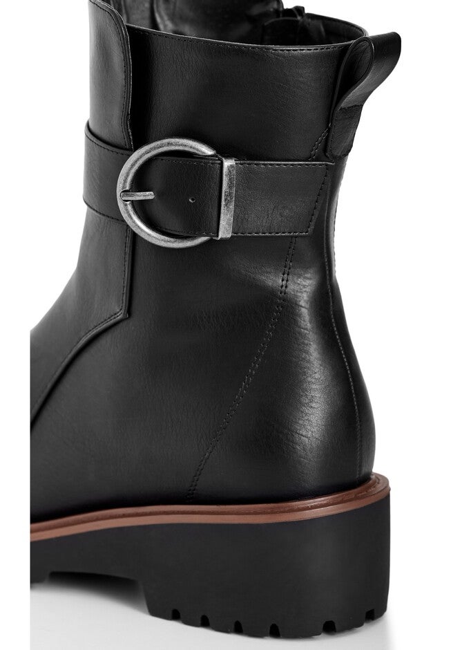 Lia Ankle Boot, BLACK, alternate image number 6