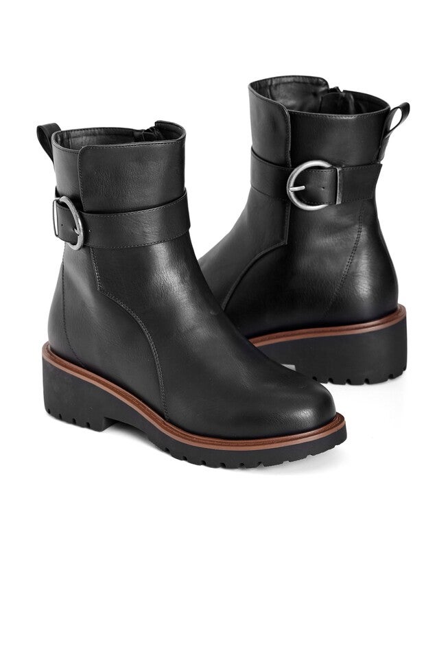 Lia Ankle Boot, BLACK, alternate image number 5