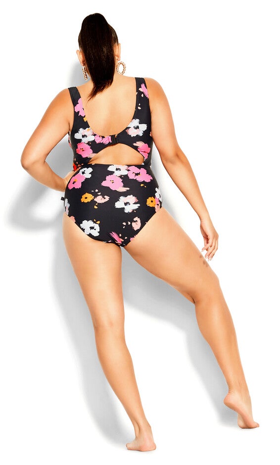Izzy Print 1 Piece - black, BLACK, alternate image number null