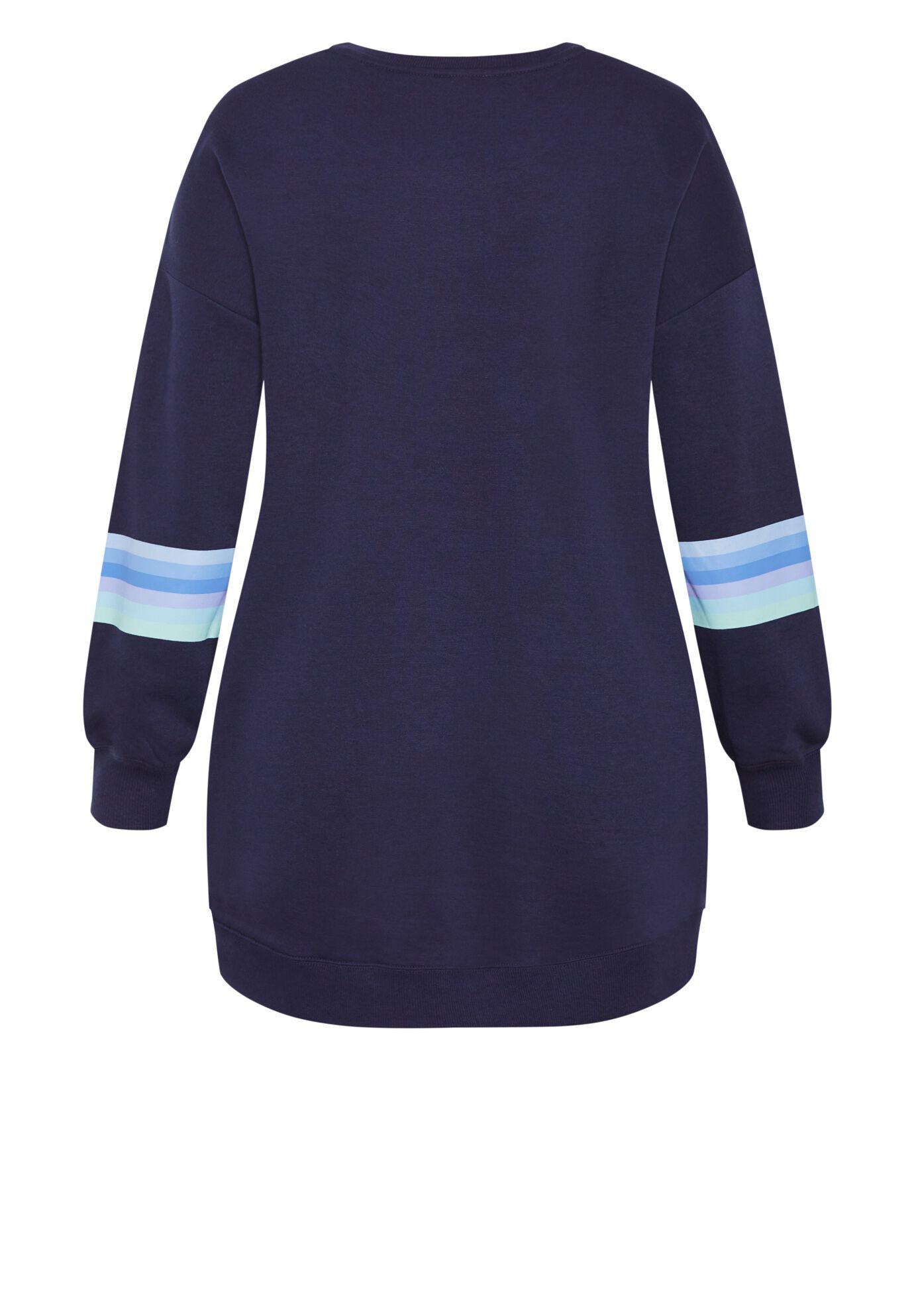 Rainbow Bright Sweater, NAVY, alternate image number 4