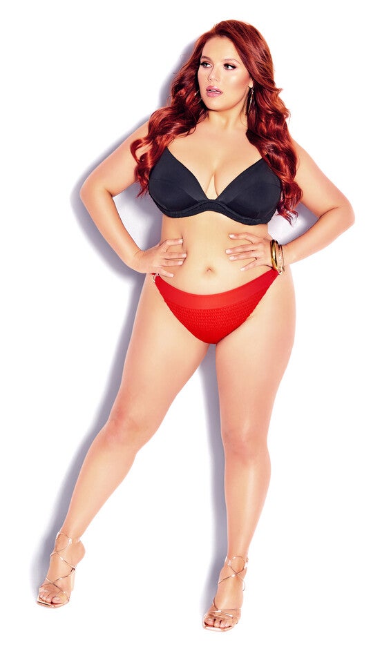 Vibeka Bikini Pant - tigerlily, PINK, hi-res image number null