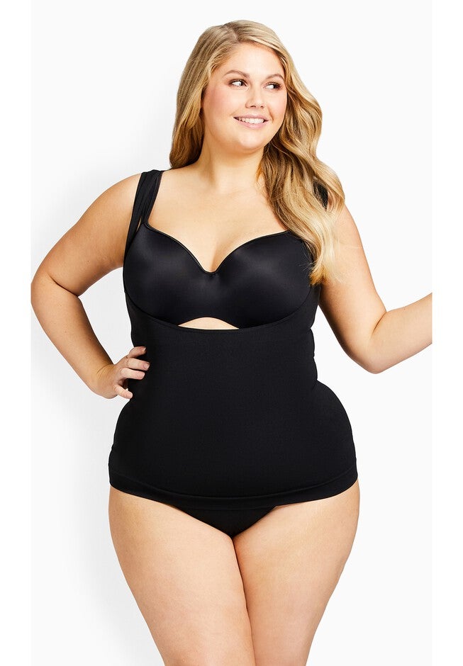 Seamless Torsette, BLACK, hi-res image number null