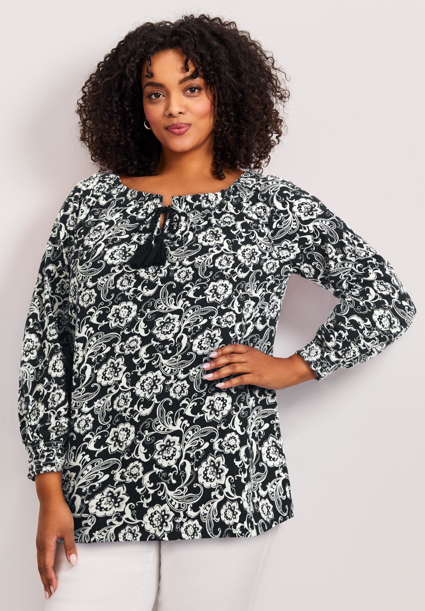 Ombre Print Top