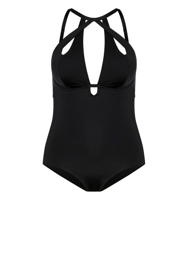 Cancun Underwire 1 Piece - black, BLACK, alternate image number 2