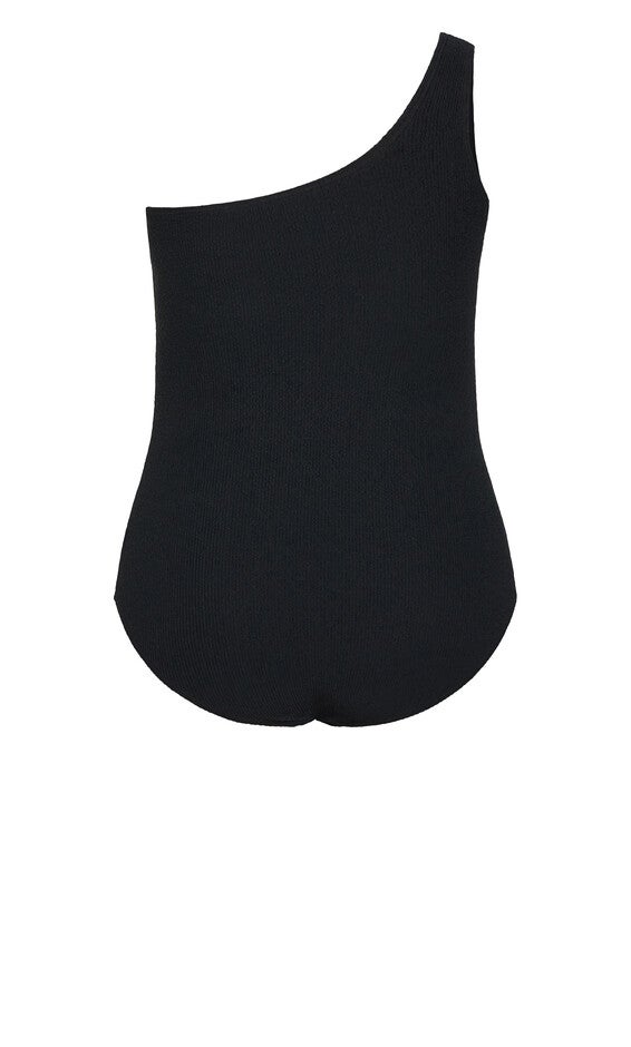 Izzy One Shoulder 1 Piece - black, BLACK, alternate image number null