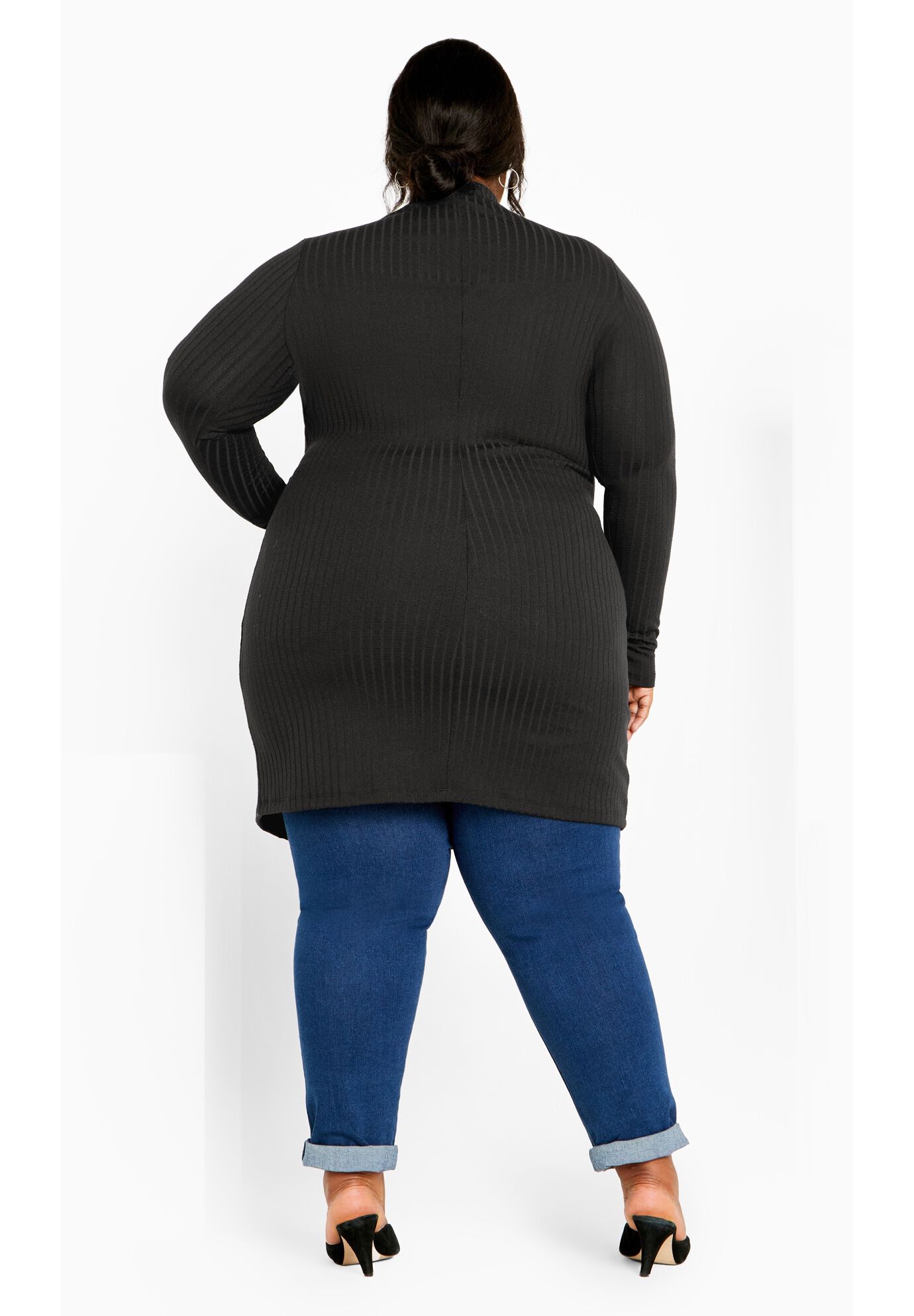 Ivy Rib Tunic, BLACK, on-hover image number 1
