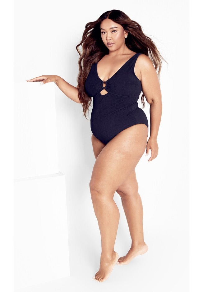 Persia Cut Out 1 Piece - black, BLACK, alternate image number null