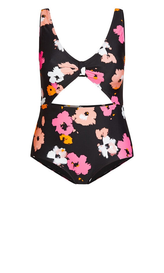 Izzy Print 1 Piece - black, BLACK, alternate image number null