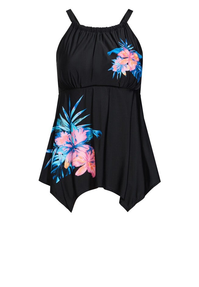 Hanki Print Tankini Top, BELIZE, alternate image number null