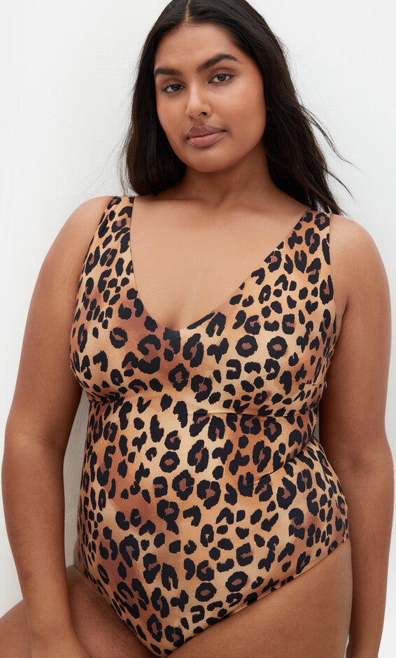 Vigo Print 1 Piece - animal, BROWN, hi-res image number null