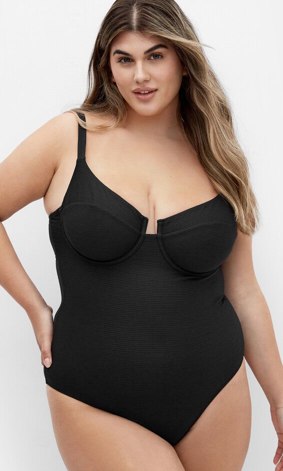 Alicante Underwire 1 Piece - black, BLACK, alternate image number null