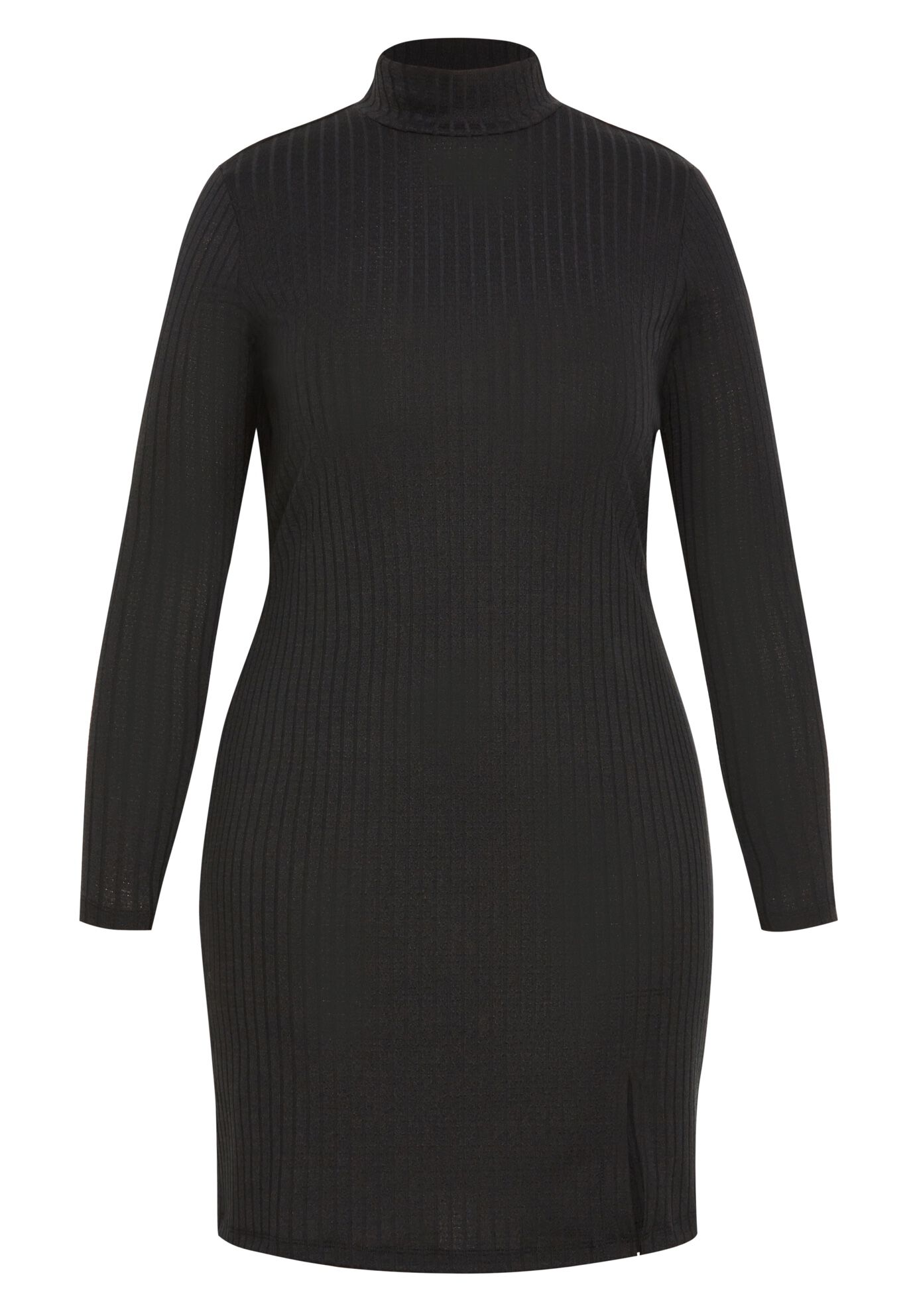 Ivy Rib Tunic, BLACK, alternate image number 2
