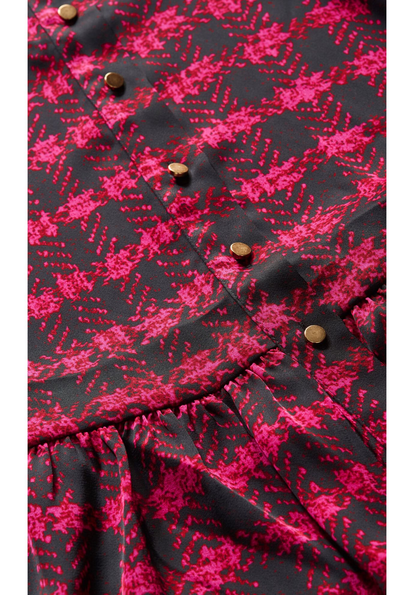 Gracie Full Sleeves Ruffle Shirt, PINK CHECK, alternate image number 5