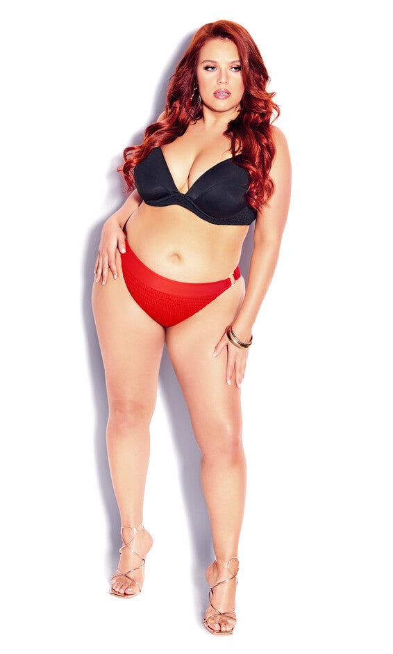 Vibeka Bikini Pant - tigerlily, PINK, alternate image number null