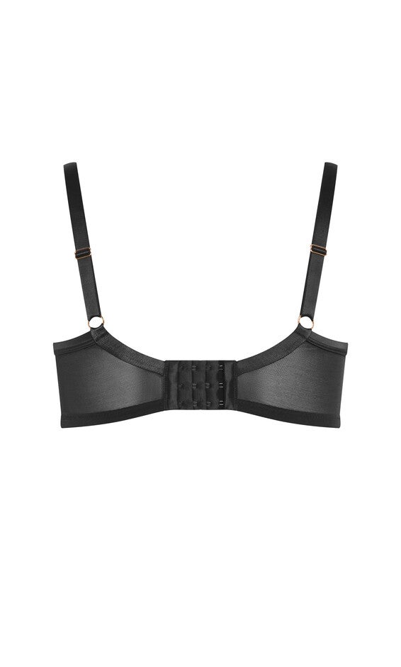 Kristin Demi Underwire Bra - black, BLACK, alternate image number 4