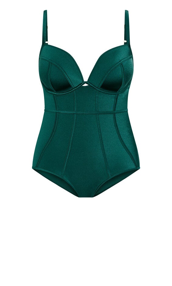 Grenada Underwire 1 Piece - emerald, GREEN, alternate image number null