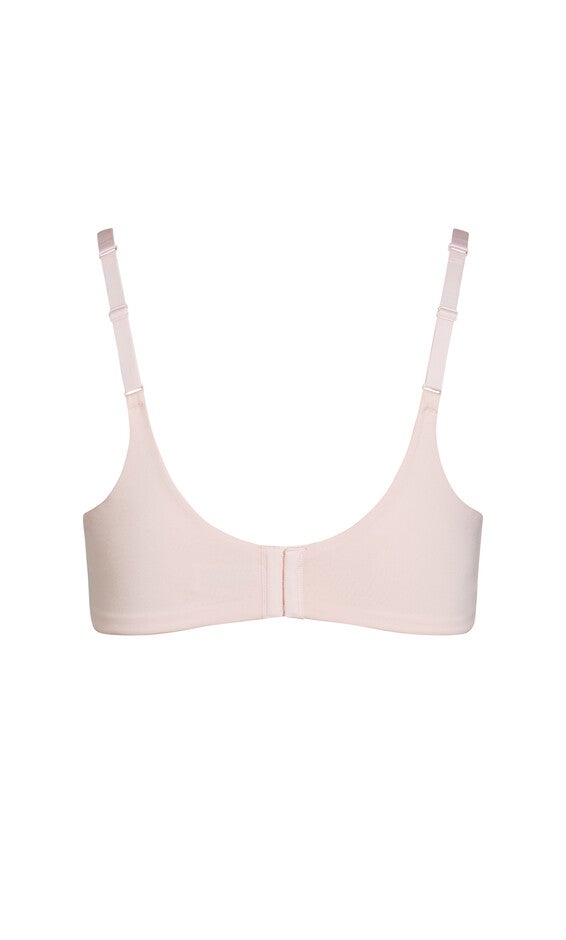 Smooth & Chic Cotton T-Shirt Bra - pink icing, PINK, alternate image number null