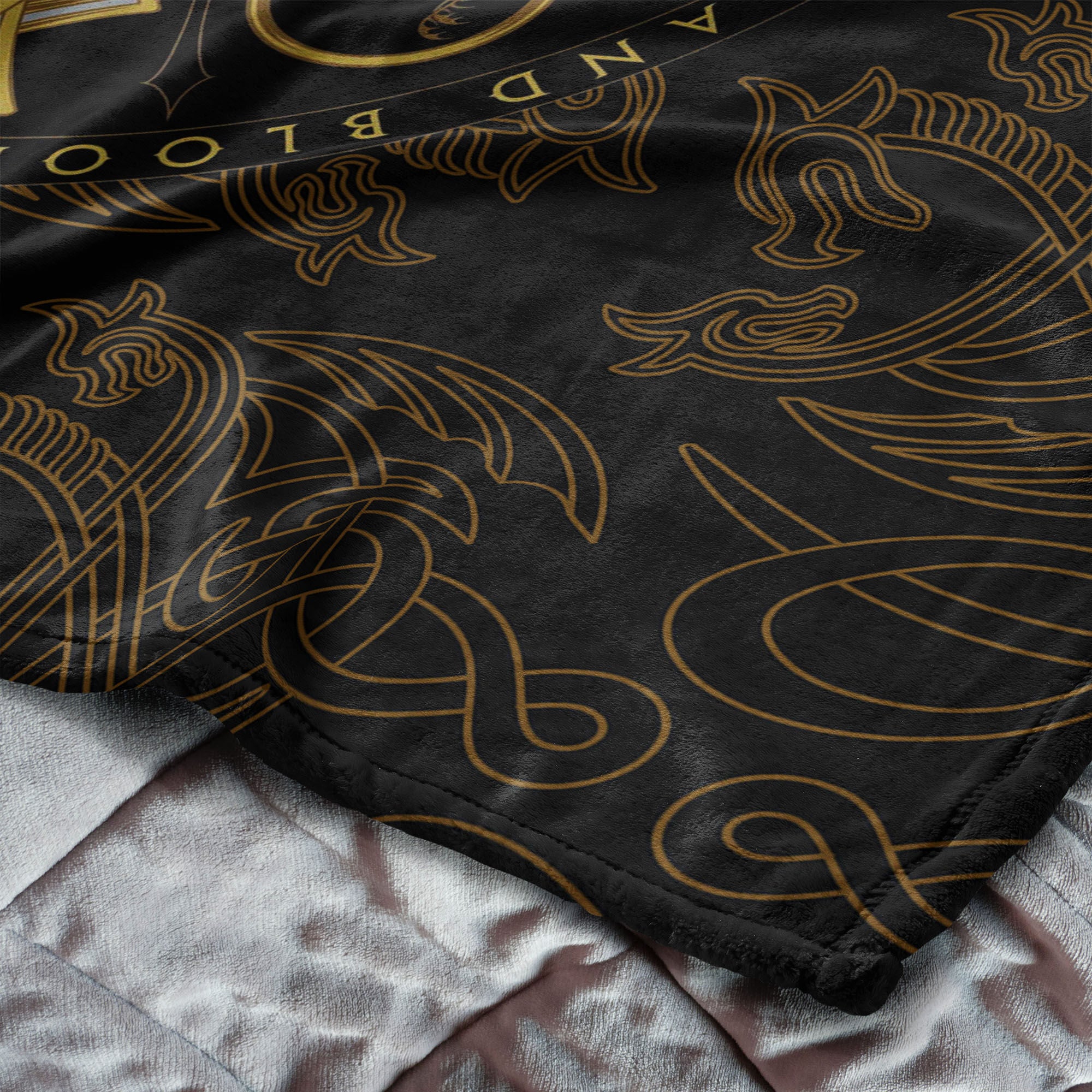 Warner Bros. House of the Dragon Dragons Did Silk Touch Throw Blanket 50x60 Inches, BROWN, alternate image number 4