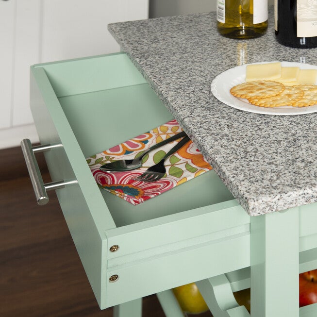 Kitchen Island Granite Top Green, , alternate image number 4