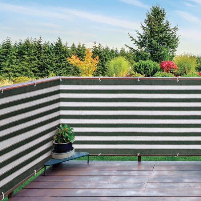 Deck/Fence Privacy Screen, GREEN, hi-res image number 0