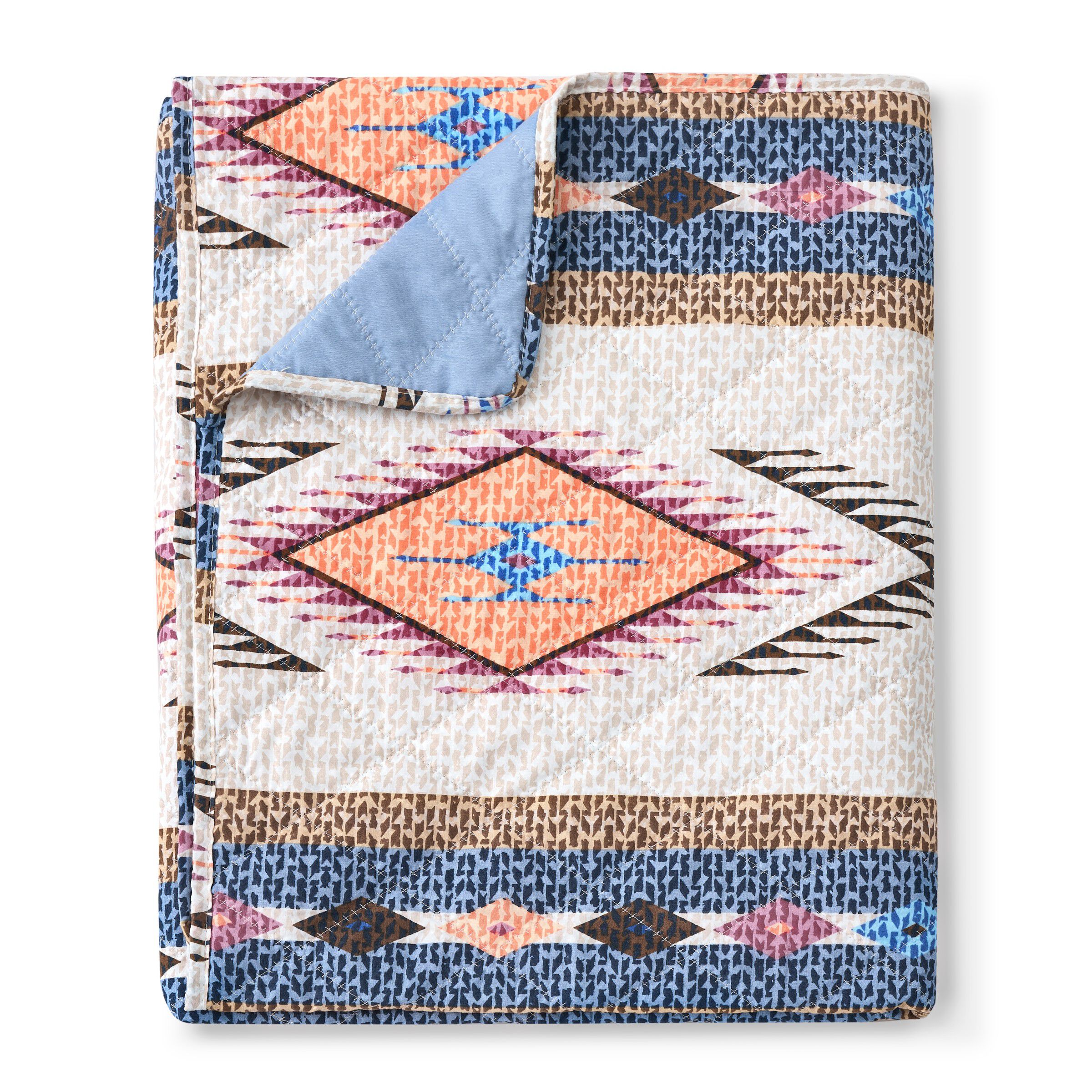 Cheyenne Boho Chic Quilted Throw Blanket, SPIRIT, alternate image number 4