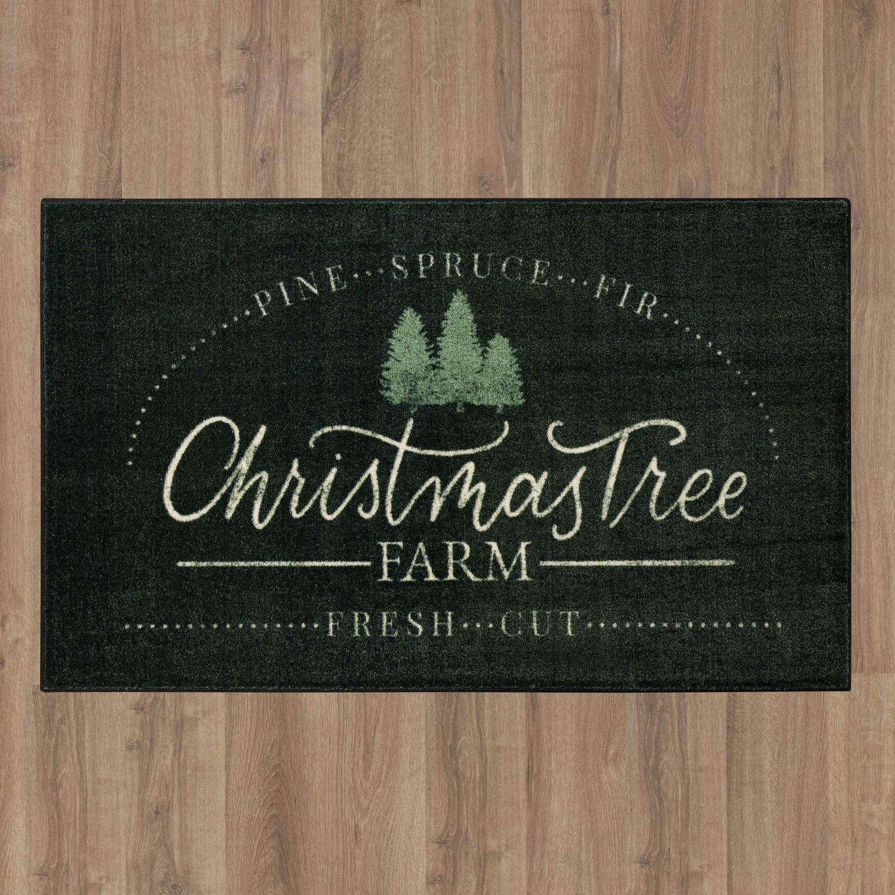 Christmas Tree Farm Kitchen Rug, , alternate image number 5