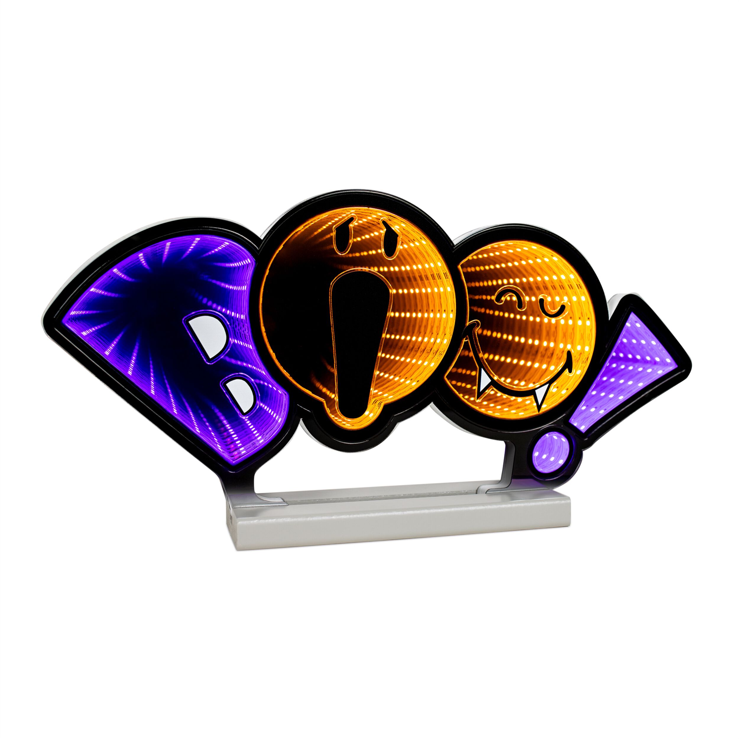 SmileyWorld(R) Halloween BOO Ekkolight 16 inchesL, ORANGE PURPLE, hi-res image number 0