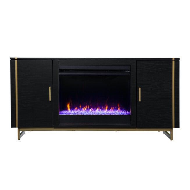 Biddenham Color Change Fireplace Console Storage, , on-hover image number null
