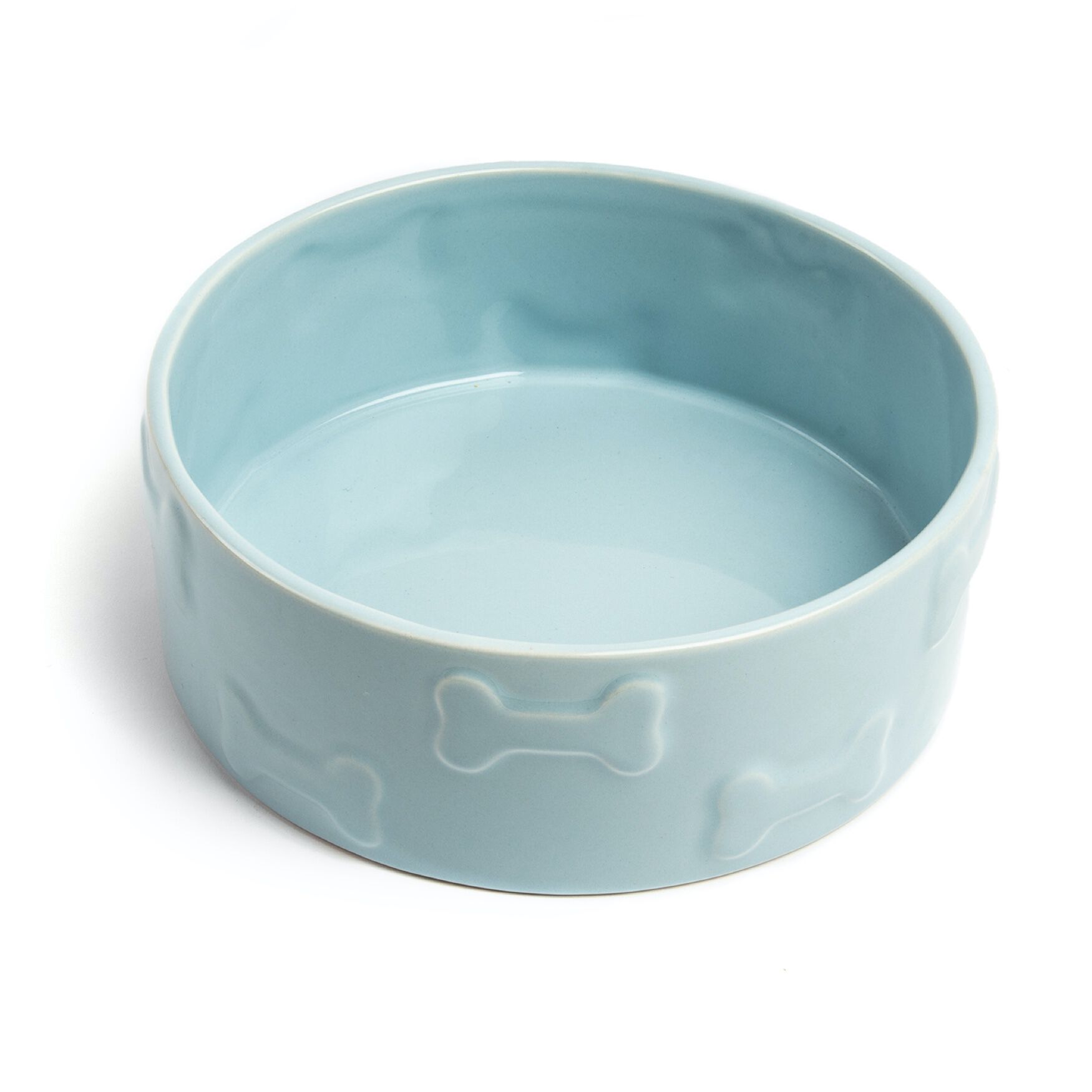 Set Of Two Manor Blue Large Pet Dog Bowls, , on-hover image number 1