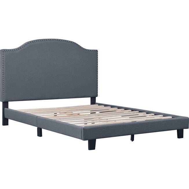 Madison Platform Bed, Gray, Queen, GRAY, alternate image number 4