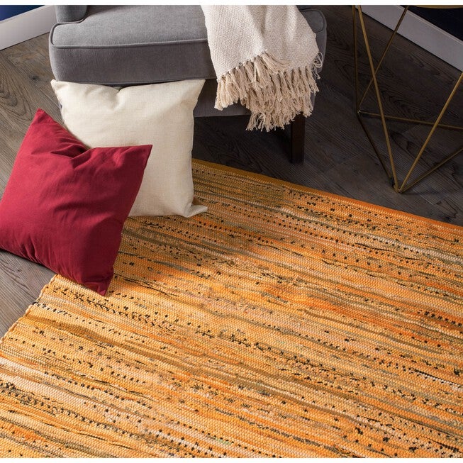 Multi Mustard Rag Rug 50X80Cm, , alternate image number null