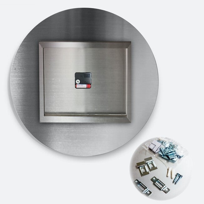 Symmetrical Yellow Fractal Flower Modern Wall Clock, , alternate image number 3