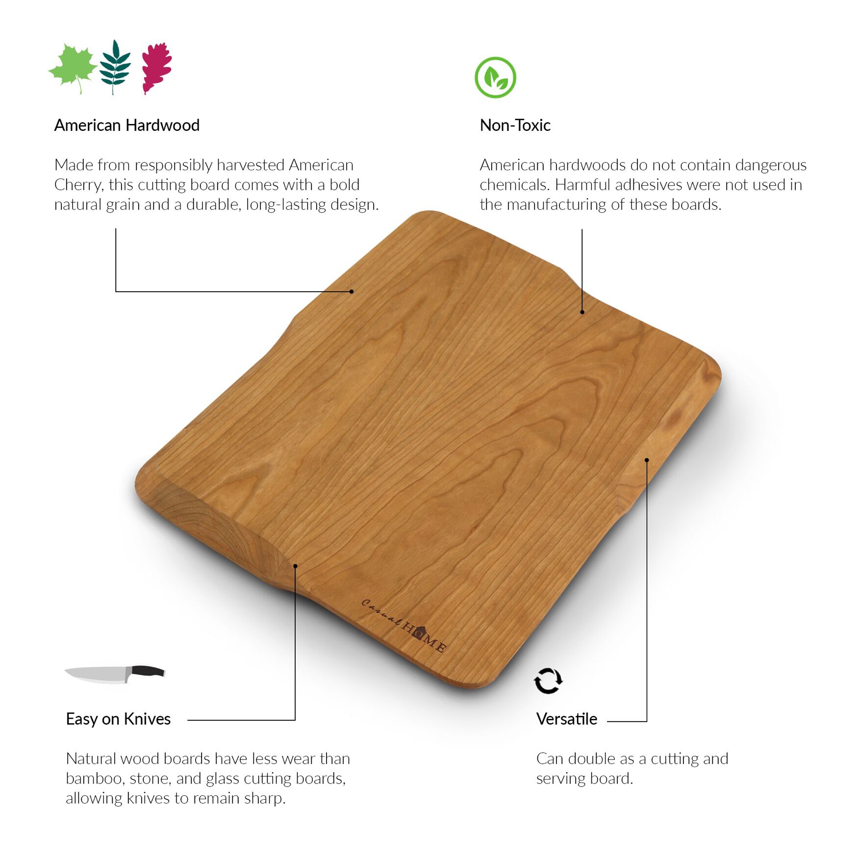 Mastery Cherry Rectangle Serving Board, , alternate image number 14