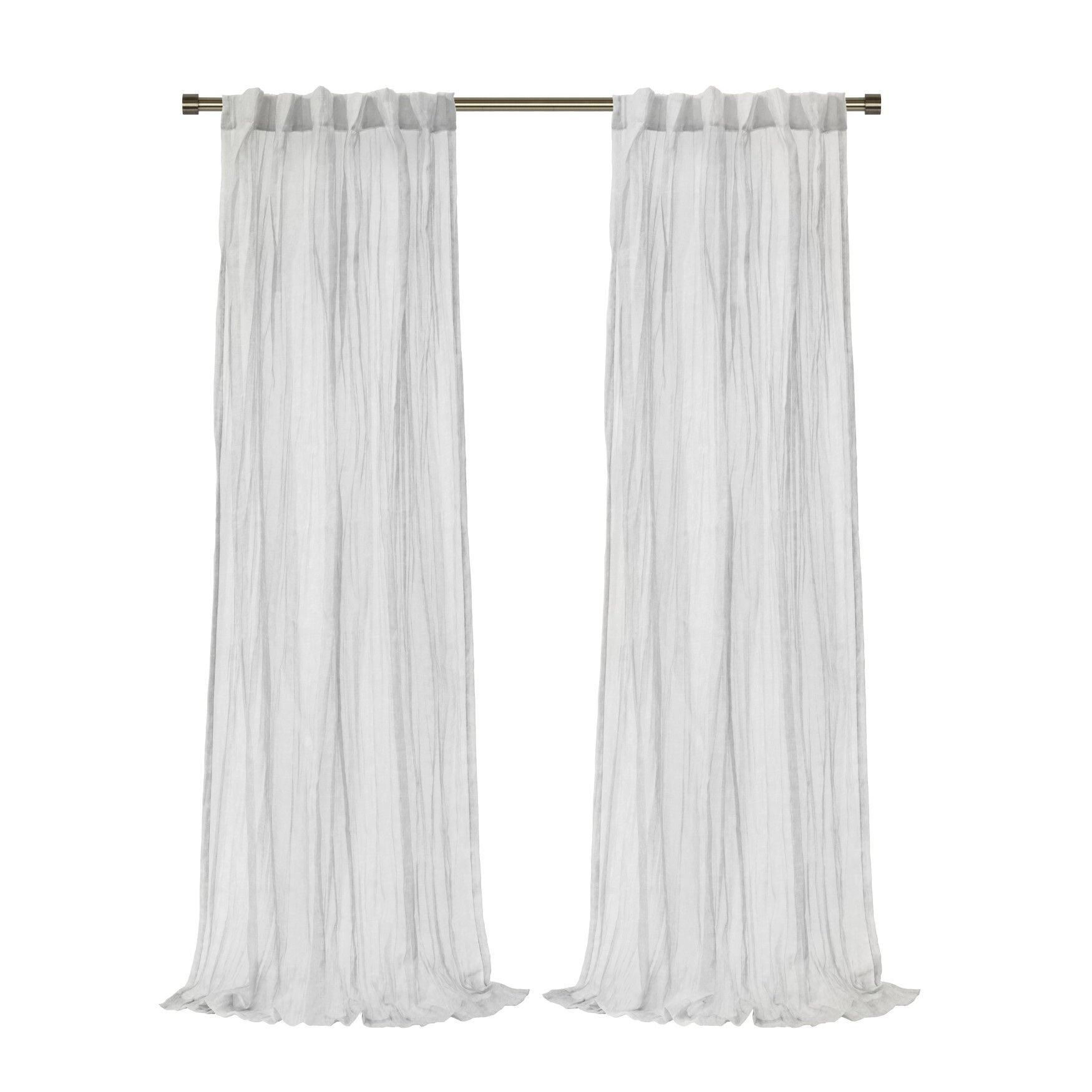 Paloma Sheer Dual Header Curtain Panel, , alternate image number 26