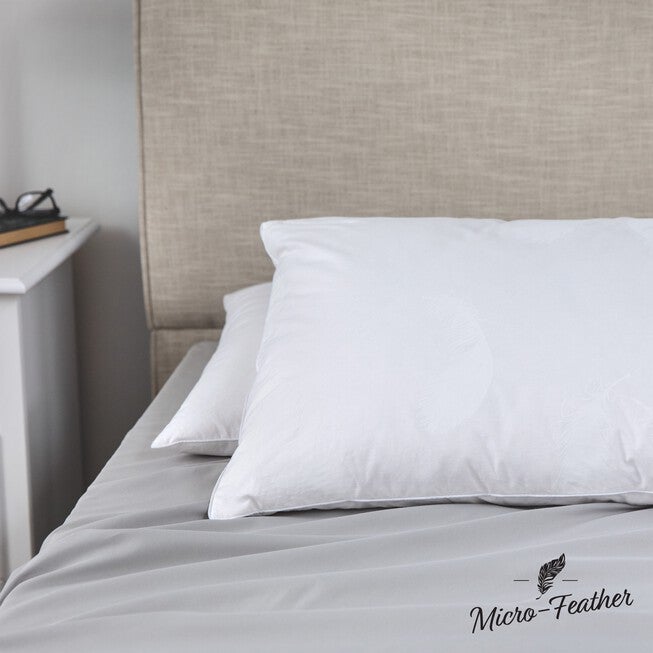 SensorPEDIC Micro-Feather Plush Pillows - 2 Pack, , alternate image number 2