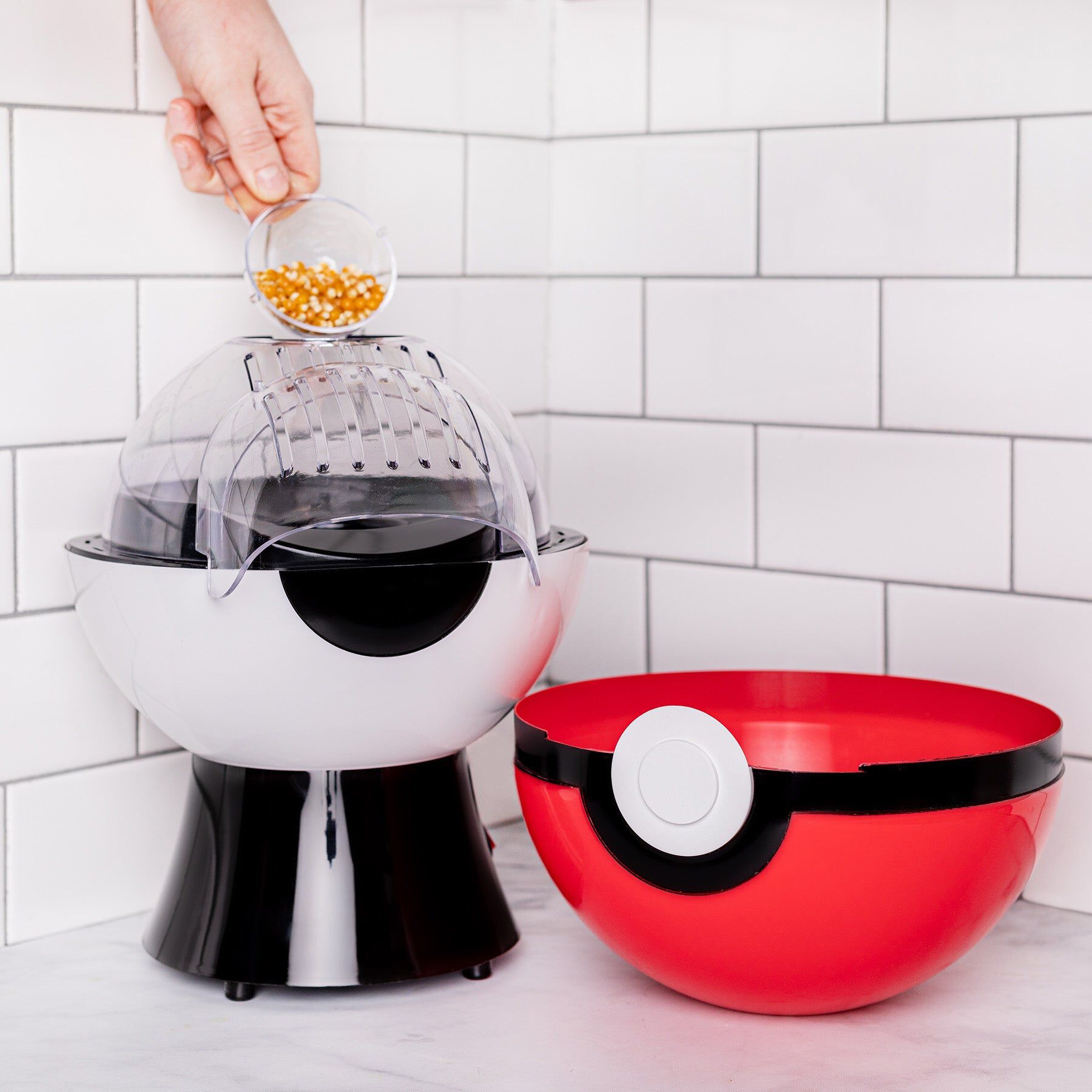 Pokemon Pokeball Popcorn Maker, RED, alternate image number 1