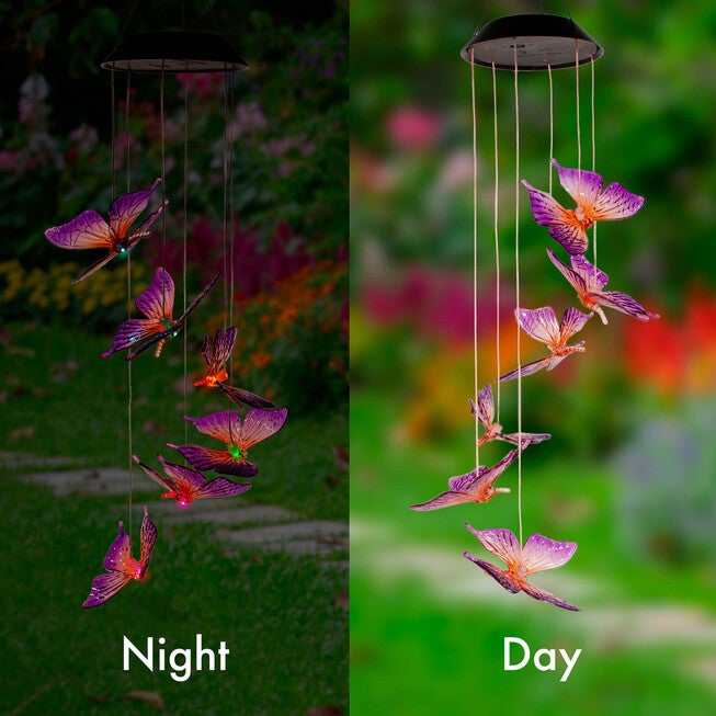Solar Mobile Butterfly Lights, , on-hover image number null