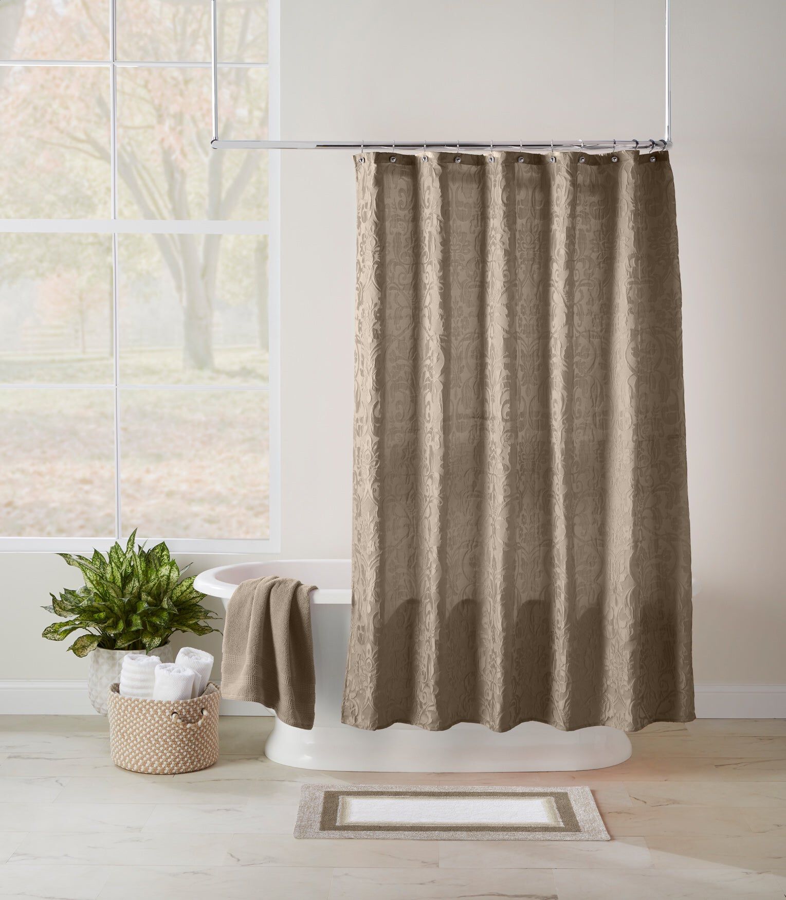 Amore Shower Curtain 14 PC Set