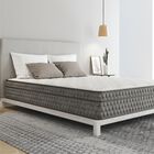 11" Gel Memory Foam Quilted Hybrid, Medium, Full Mattress, WHITE GREY, hi-res image number null