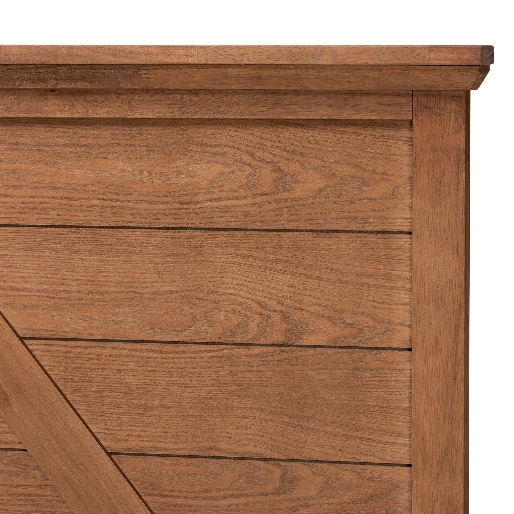 Yorick Classic And Traditional Ash Walnut Finished Wood Queen Size Headboard, , alternate image number 2