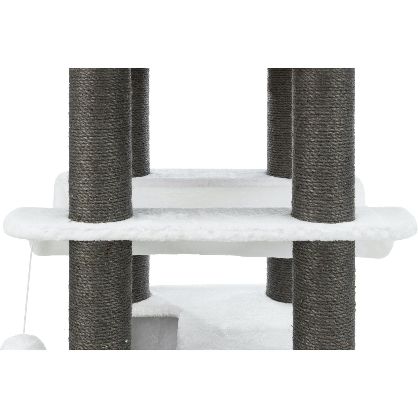 Lucano Cat Tower Scratching Post Cream/Gray, , alternate image number 2