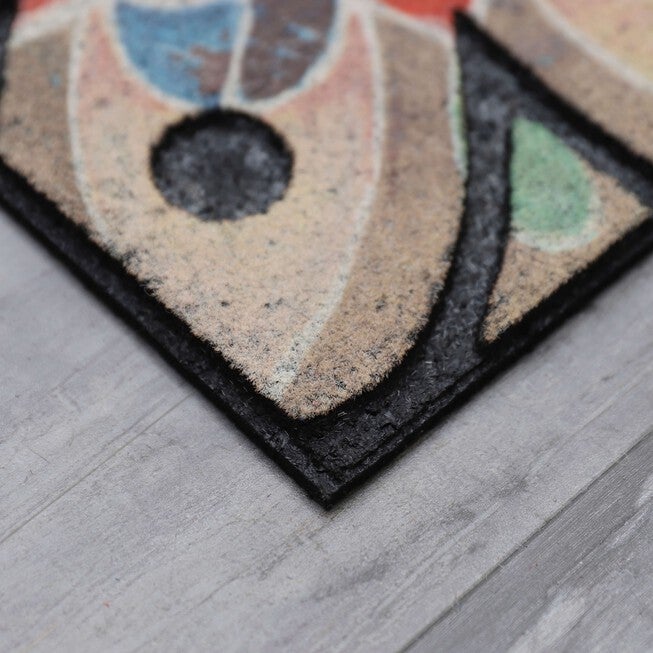 Playful Medallion Welcome Multi 1' 6 inches X 2' 6 inches, , on-hover image number null