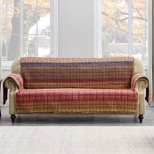 Gold Rush Sofa Quilted Furniture Protector, MULTI, hi-res image number 0