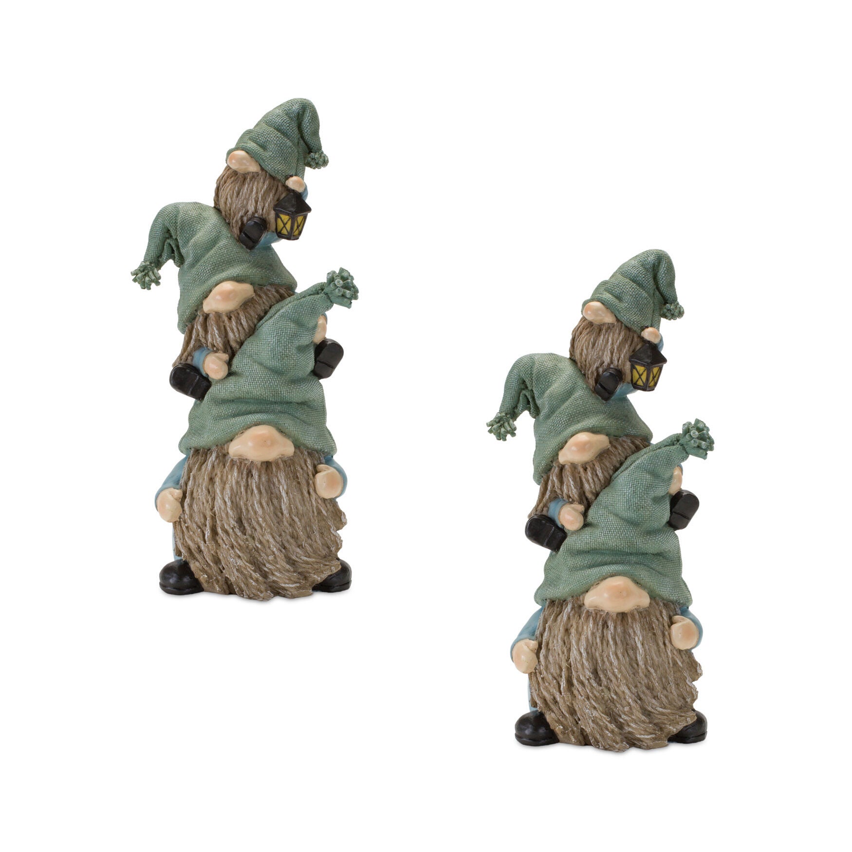 Stone Garden Gnome Stacking Figurine (Set Of 4), , on-hover image number 1