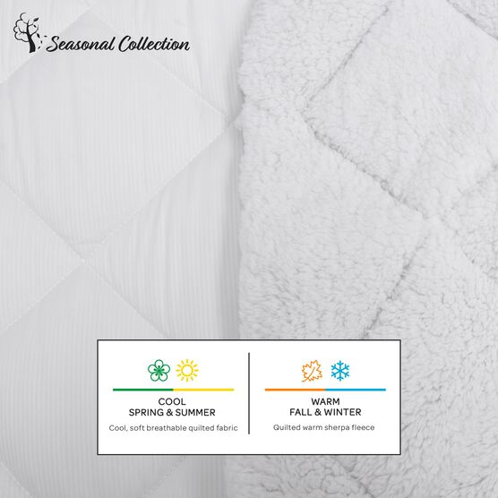 SensorPEDIC All Seasons Reversible Mattress Pad, , alternate image number null