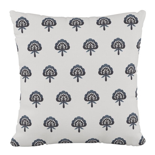 Fluffed Polyester Sq. Pillow, NAVY, hi-res image number 0