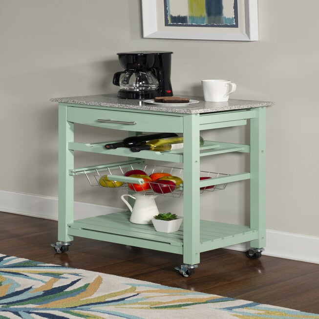 Kitchen Island Granite Top Green, , alternate image number 11