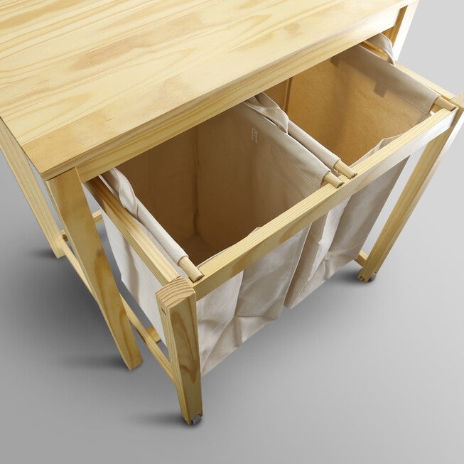 Eco Home Laundry Prep Hamper - Natural, , alternate image number 9